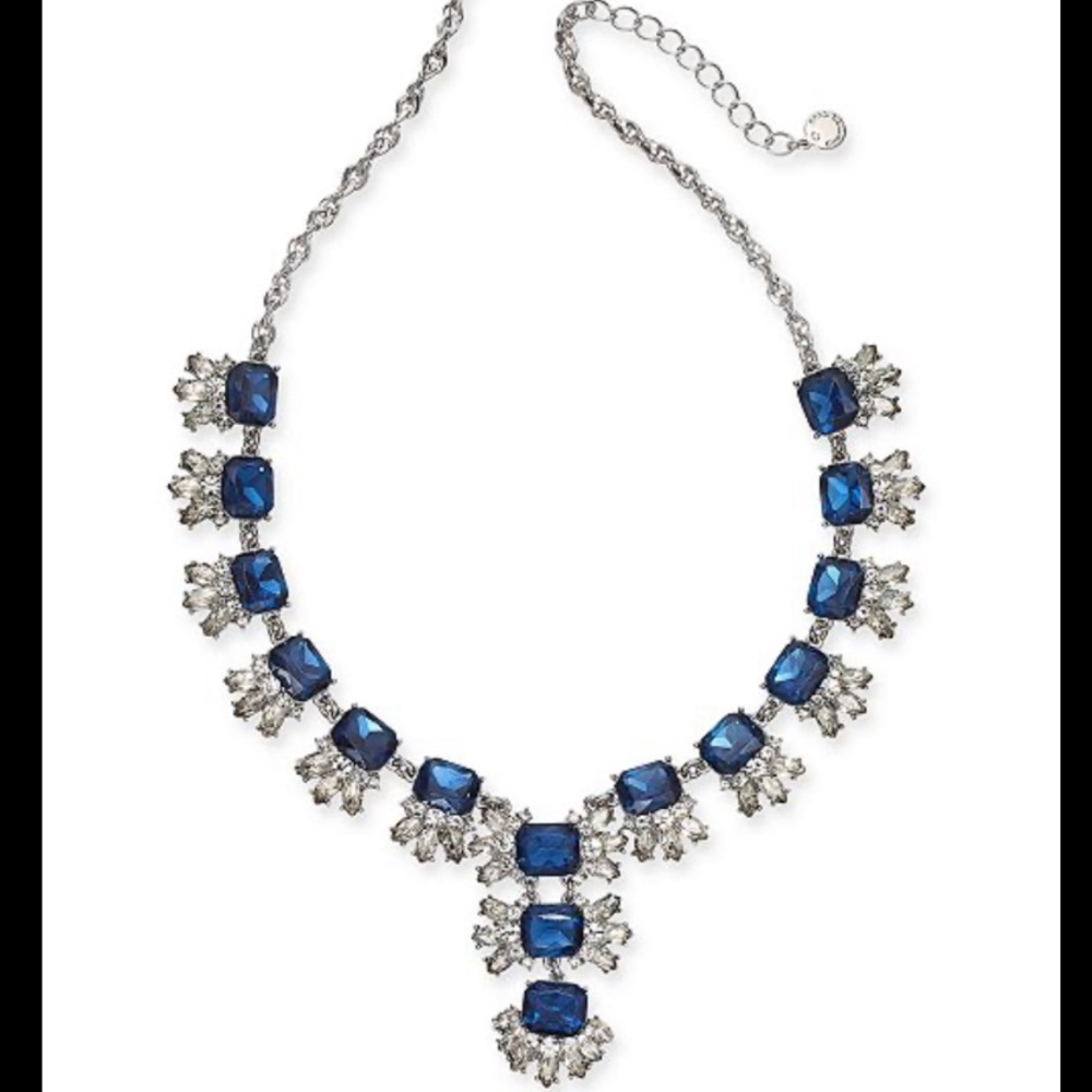 Charter Club crystal necklace and earring set
